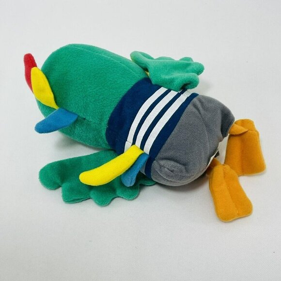 Benesse Torippii Shimajiro Parrot Bird Plush Toy 6” Green Doll Japanese Bow Tie - Picture 7 of 10